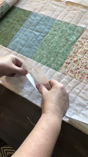 Spring Table Runner Part 6 #quiltingismytherapy #SelfCare #quilting #quilt