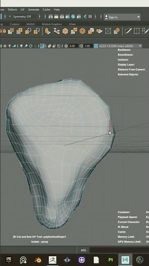 do u want perfect UVs? then watch the full video #tips #tricks #maya #modelling #gamedev