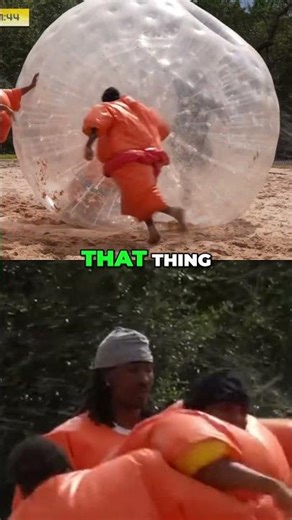 Sumo Suit Volleyball: Epic Fails & Hilarious Hamster Ball Chaos! #shorts