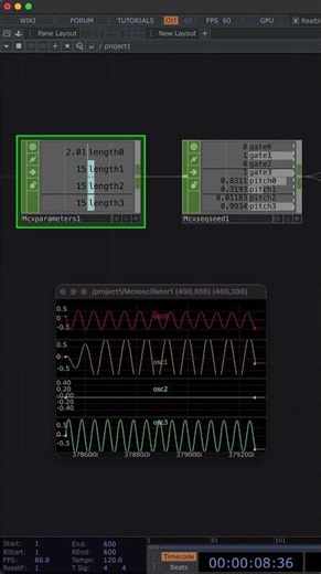 MCX Simple Generative Music Patterns | #TouchDesigner