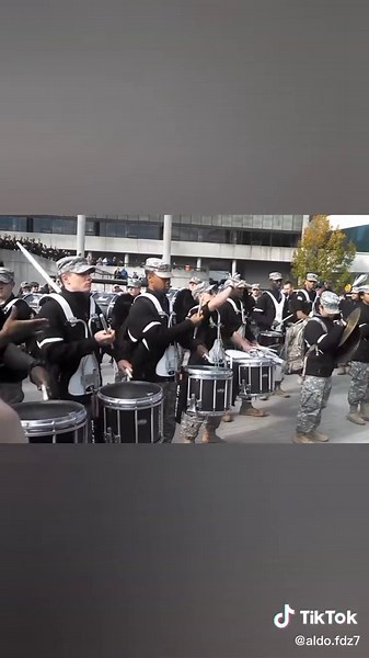 Army Drumline Performance: Military Marching Drums and Parade Drummers