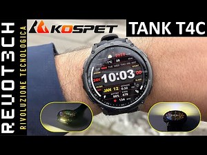 KOSPET TANK T4C. The Rugged Watch That Lights Up the Night - Review