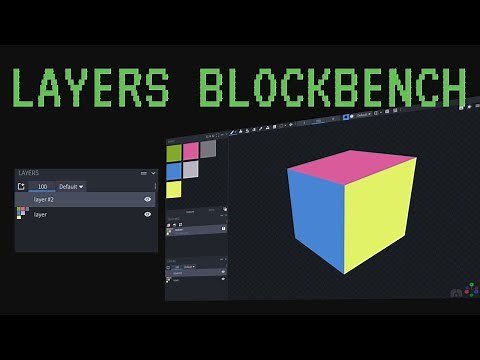 How to add layers in Blockbench!