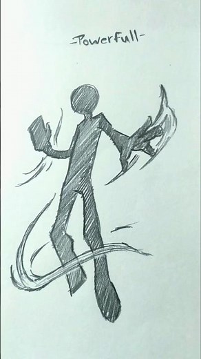 How to draw Stickman ❤#tutorial #stickman #drawing #sketching #fypシ