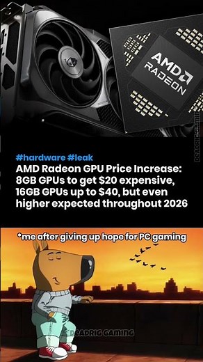 AMD Radeon GPU price increase