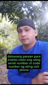 Dalawang paraan para makita ang serial number at code number ng ating cellphone #serialnumberatcodenumber #serialnumbercellphone #tutorialvideo | Michael Capila Irasga