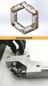 Universal joint #mechanism #mechanical #automation #howitwork Mechanical and Automation Systems | Mechanical and Automation Systems