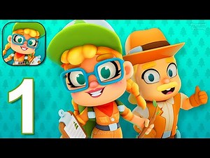 Happy Campers - Gameplay Walkthrough Part 1 - Create Your Happy Campsite (iOS, Android)