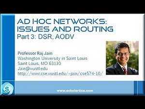 Ad Hoc Networks: Issues and Routing: Part 3: DSR, AODV