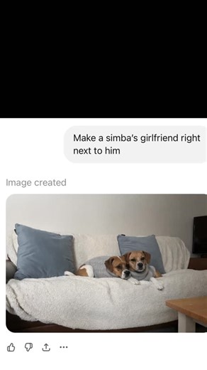 Simba’s girlfriend by AI #dogstagram #pugmix | Cindy We