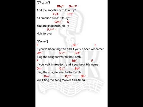 HOLY FOREVER | Bethel Music | key of F | lyrics and chords | praise and worship