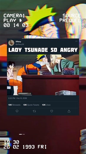 lady tsunade so angry for Naruto 😅