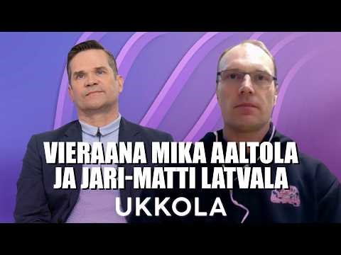 UKKOLA: Vieraana ulkopoliitiikan asiantuntija Mika Aaltola sekä ralliautoilija Jari-Matti Latvala