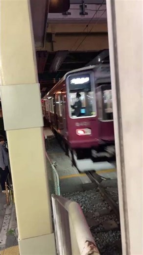 family night Hankyu Rail wey Kyoto line Before the railroad crossing Live ASMR