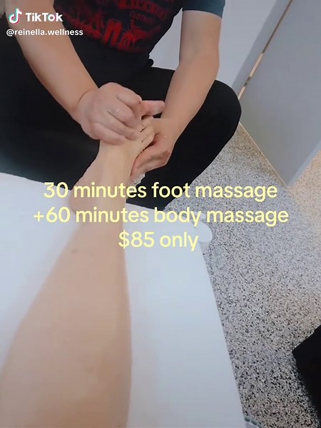 30 minutes foot massage 60 minutes body massage $85 only #massage