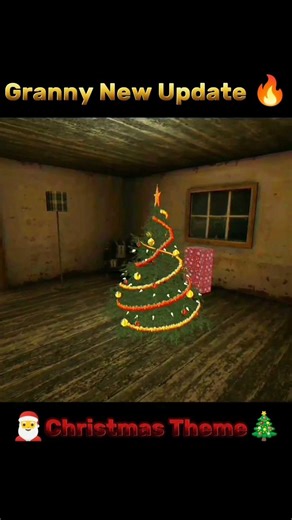 Granny Christmas Theme New Update 🎅🎄 #shorts #granny #horror #funny
