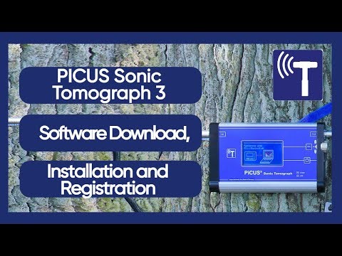 PICUS Sonic Tomograph 3 (PST3) Download, Installation and Registration current Software