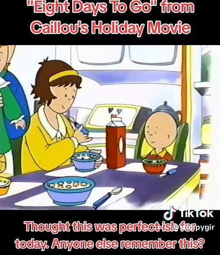 Countdown to Christmas with Caillou's Holiday Movie