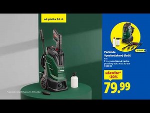 🤩Vysokotlakový čistič, dózy a legíny od 24. 4. 2026 | Lidl Slovensko