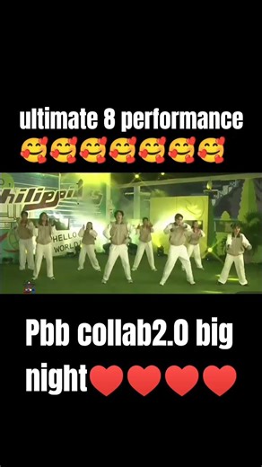 Big night ultimate8 performance🥰♥️🥰🥰