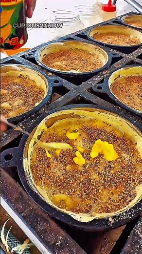 Street Food Master Creates the Perfect Apam Balik with Butter & Corn 🧈🌽