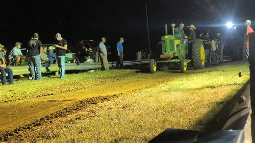 7.1K views · 112 reactions | Our neighbor south of us having a good pull at the Sulphur show! John Deere 730 diesel! | Washita Valley Antique Farm Days | Facebook