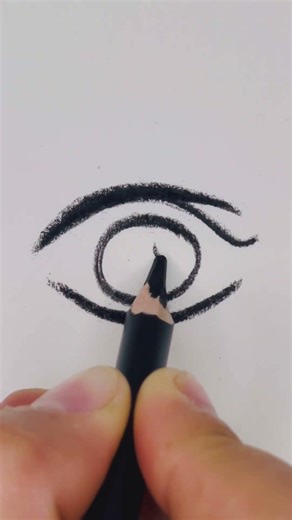 How to Draw a Cute Cartoon Eye Step by Step | Easy Drawing Tutorial 👁️✨