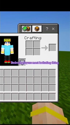 Bedrock Player’s Most Annoying Problem 😤 #minecraft #bedrock