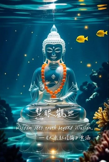 慧眼觀世｜See the world through the eye of wisdom｜《大乘起信論》意涵｜每日一佛語