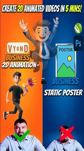 Create Stunning 2D Animation Videos FAST with VYOND GO & ChatGPT | Boost Your Social Media Marketing