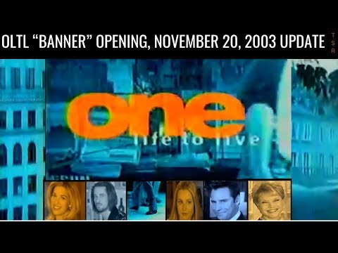 One Life To Live "Banner" Opening, November 2003 Update: Agent John McBain Makes His Debut