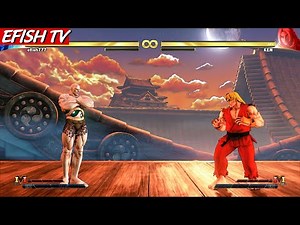 Seth vs Ken (Hardest AI) - Street Fighter V