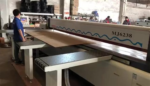 Semi Automatic Cut Machines Panel Saw Wood Cutting Beam Saw Machine