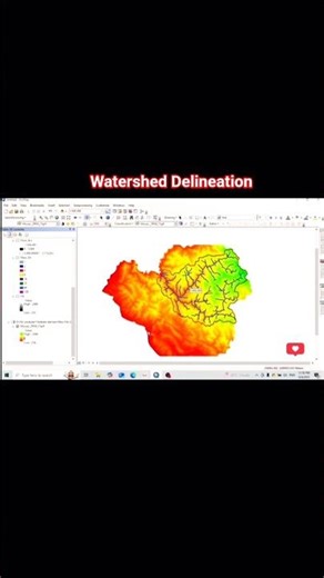 Turn DEMs into Watershed in Seconds⌛️| #Shorts