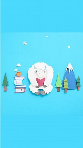 ☕️📚 stop motion animation for BookSparks #paperctraft #shortsart