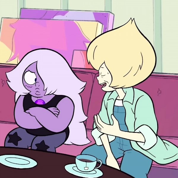 Vidalias literally out here married to a fisherman and for some reason I kinda ship her and Amethyst? 🤔 #stevenuniverse #stevenuniverseedit #fyp