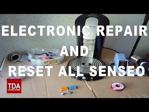 Réparer ou reinitialiser votre Cafetière Senseo, Repair Senseo, Replace Power Condensator or magnets