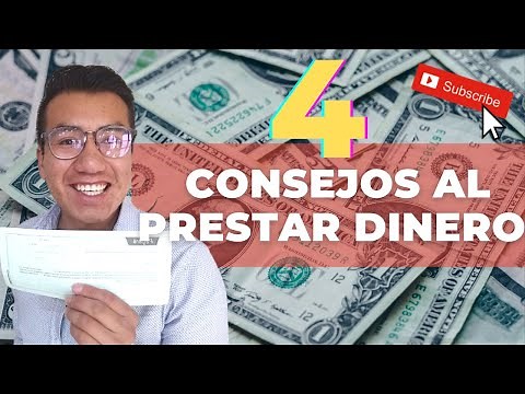 💰 4 Recomendaciones al prestar dinero/ Como prestar dinero y que te paguen.
