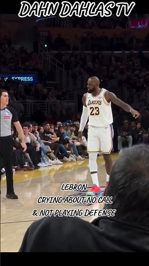 LeBron Crying To The Ref 😏