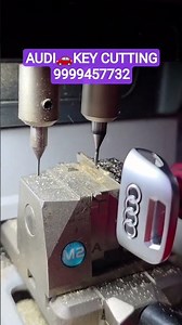 🚗AUDI A4 KEY CUTTING | AUDI KEY PROGRAMING | AUDI KEYS | #shorts
