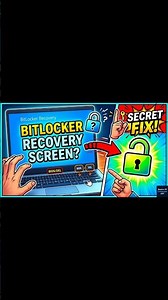 Stuck on BitLocker Screen? Do THIS Secret Fix! 🔓