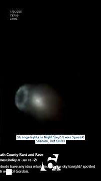 Strange lights in Night Sky? It was SpaceX Starlink, not UFOs