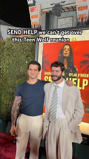 Dylan O’Brien & Tyler Posey reunite at the SEND HELP World Premiere in Hollywood! In theaters Jan 30