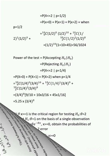 Part 9- Statistical Inference and Quality Control #maths