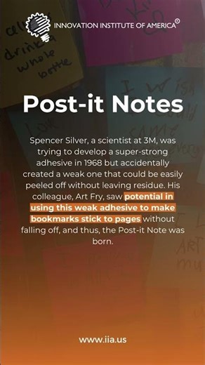 The beloved Post-it Note was born from a happy accident!