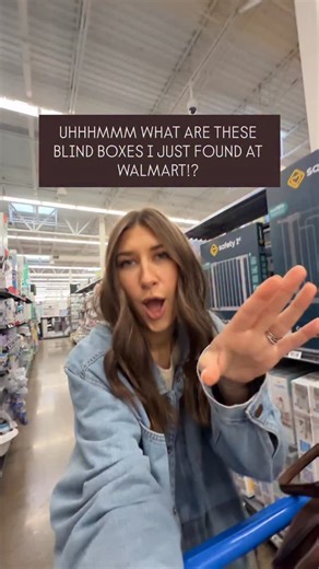 taylor beagle on Instagram: "i did a double take!!!!! couldn’t believe my eyes when i saw all these blind boxes at @walmart 🙌🏼 i’m not in the blind box game BUT i appreciate the thrill and know how hard they can be to find! this display was fully stocked and on an end cap which makes me think they are new?! also not showing up online! so if you like- run to walmart!! blind boxes, baby three, walmart blind boxes"