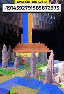 Minecraft dripstone cave village seed | Unique spawn location