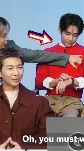 jimin feeling taehyung’s chest 😂 BTS privilege is real