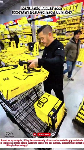 Box Lifting Handle Tool innovative Grip Control Efficiency