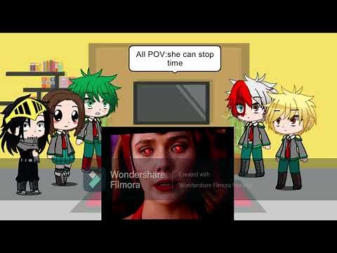 Mha react to Marvel(Reboot)